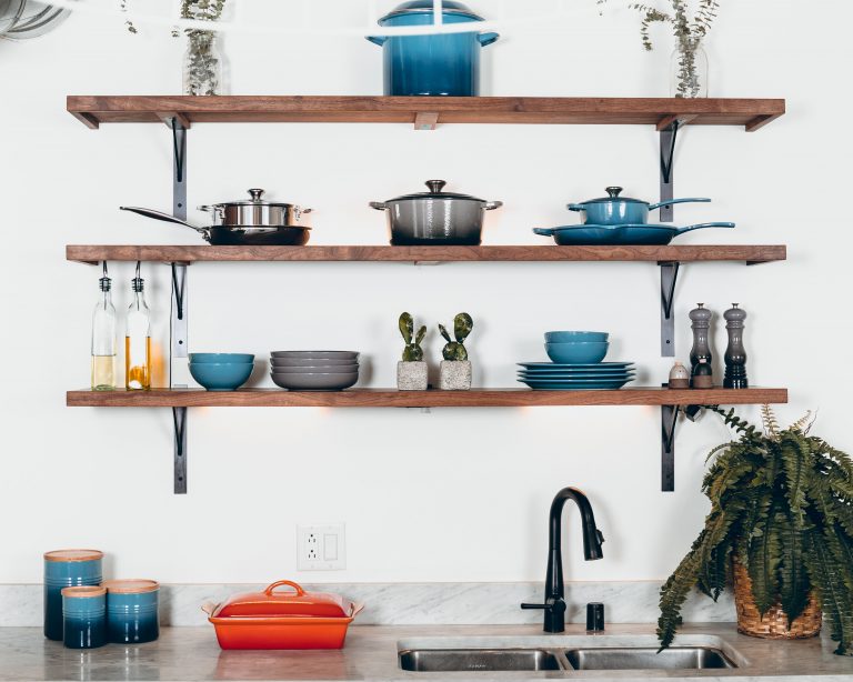 Open Kitchen Shelving Ideas For A Shabby Chic Look
